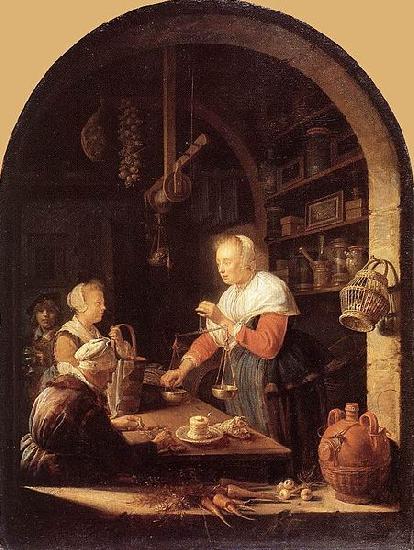 Gerard Dou The Grocer's Shop Germany oil painting art